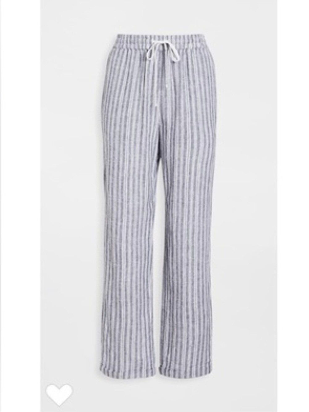 Rails White & Navy Striped Drawstriang Pants Sz.S